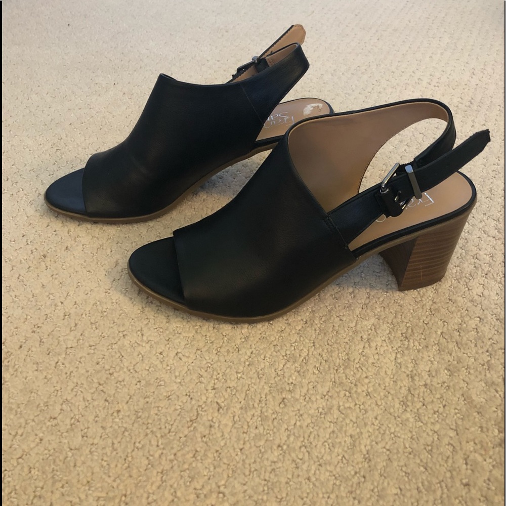 Franco Sarto black sandals